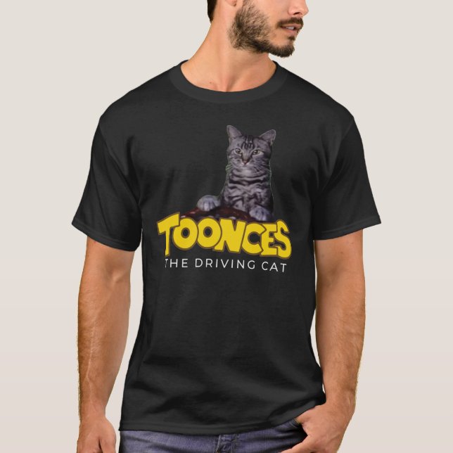 Toonces el gato conductor la camiseta clásica (Anverso)