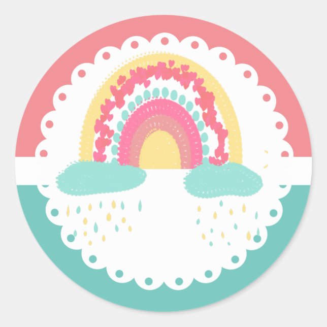 Tootsie Fruity Rainbow Pegatina (Anverso)