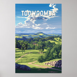 Toowoomba Australia Viajes Arte Vintage