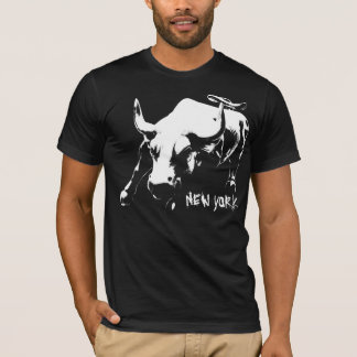 Top camiseta de Nueva York NY Shirt Bull Souvenir
