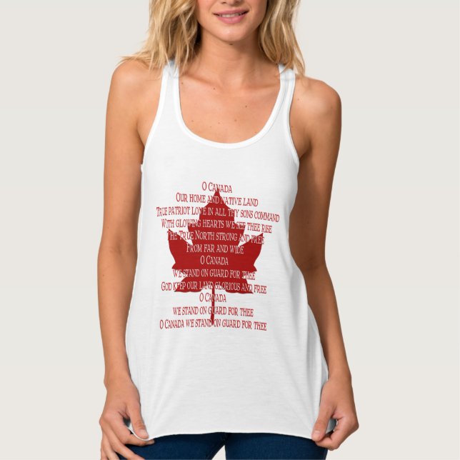 Top Canada Souvenir Top del tanque de mujeres del  (Anverso)