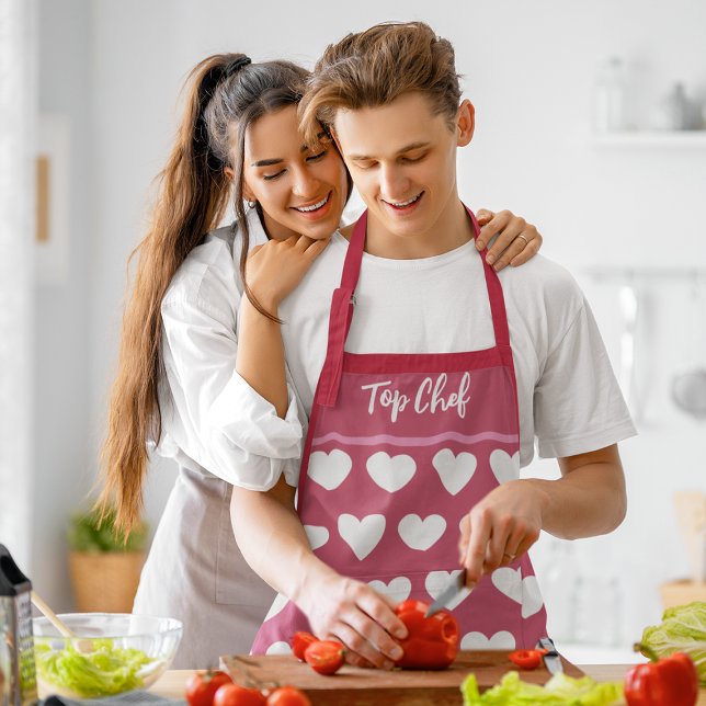 "Top Chef" Amar Cocinar Delantal de San Valentín (Subido por el creador)