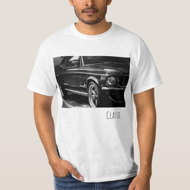 Top Classic Old Car Photo T-Shirt (Anverso)