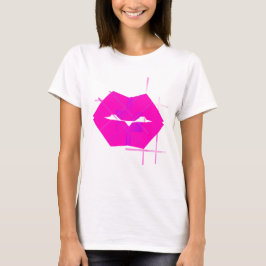 Top Corto Geométrico Hot Lips