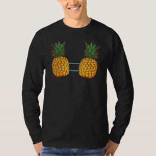 Top de bikini de hula con frutas de piña