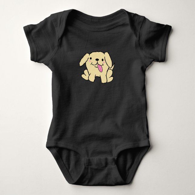 Top de Cachorro Bebé Sencillo (Anverso)
