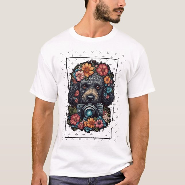 Top de chiffón de la perspectiva del caniche (Anverso)