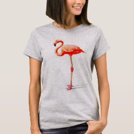 Top de Flowy de las mujeres: Acuarela rosada del