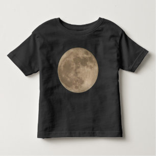Top de la luna del bebé de la camiseta de la Luna