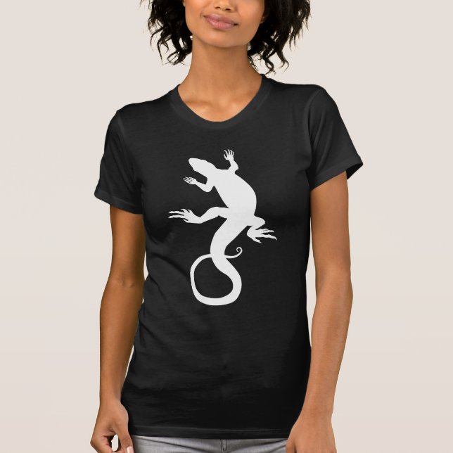 Top de moda de las señoras del reptil de la camisa (Anverso)