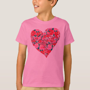 Top del arte: Corazón lindo del hibisco