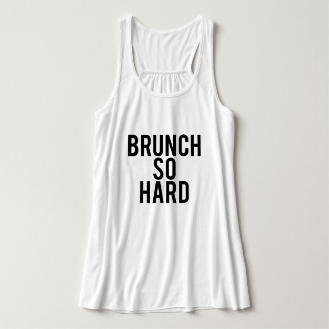 Top del brunch tan difícilmente (Diseño del anverso)