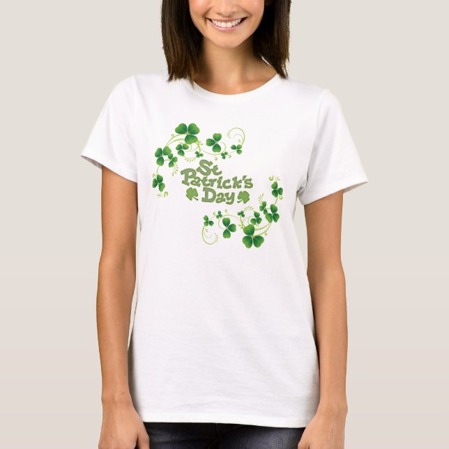 Top del día de las señoras Flowy St Patrick (Anverso)