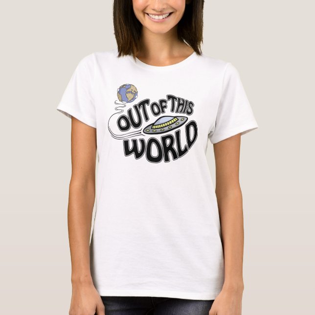 Top del Tank "Out of This World" divertido (Anverso)
