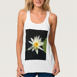 Top del tanque acuático blanco de Lotus