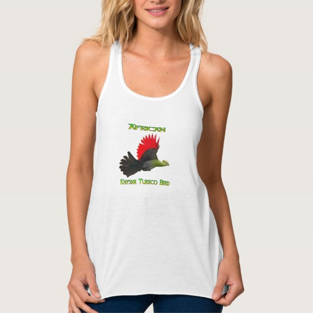 Top del tanque de aves africanas Knysna Turaco (Anverso)