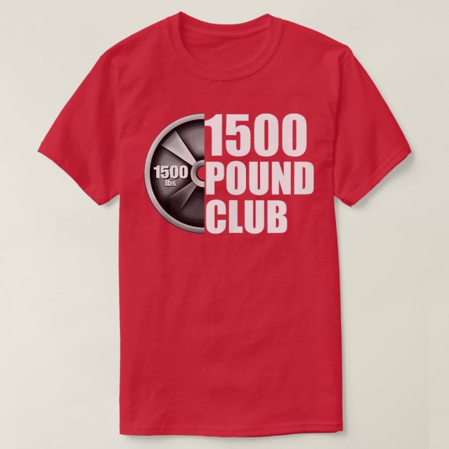 Top del tanque de elevación-pesas Club de 1500 lib (Diseño del anverso)
