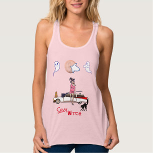 Top del tanque de Halloween de Hot Walloween