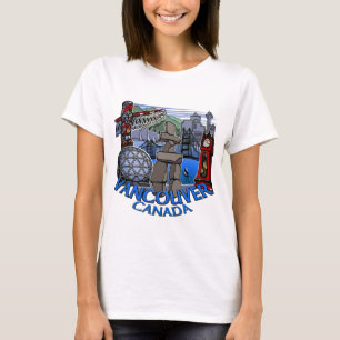 Top del tanque femenino de recuerdo de Vancouver