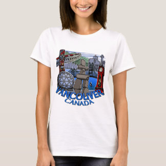 Top del tanque femenino de recuerdo de Vancouver
