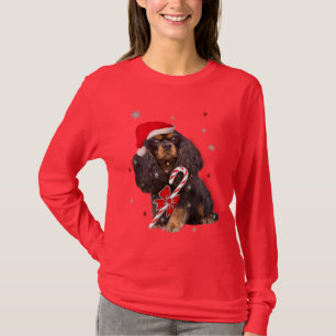 Top envuelto Long de rey Charles Santa Women's