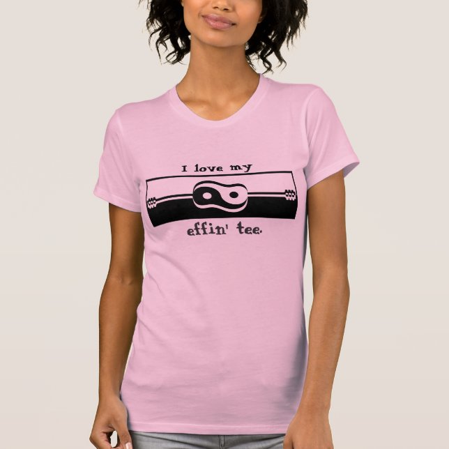 Top escarpado reversible - amor de I mi te del (Anverso)
