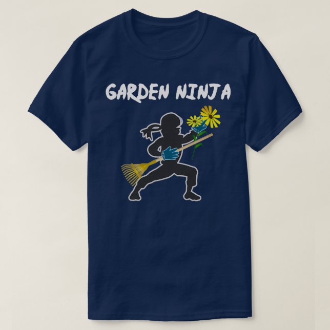 Top Fun Gardenerers Garden Ninja Gift Design (Diseño del anverso)