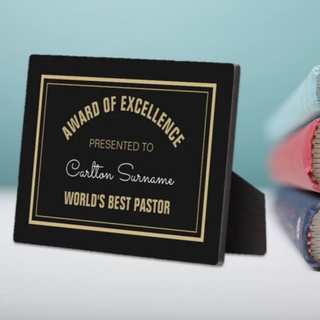 ¡Top Gift! Placa del mejor pastor (Subido por el creador)