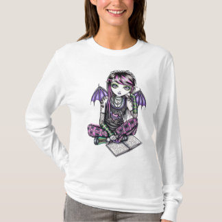 Top gótico de la hada de Emo del tatuaje del