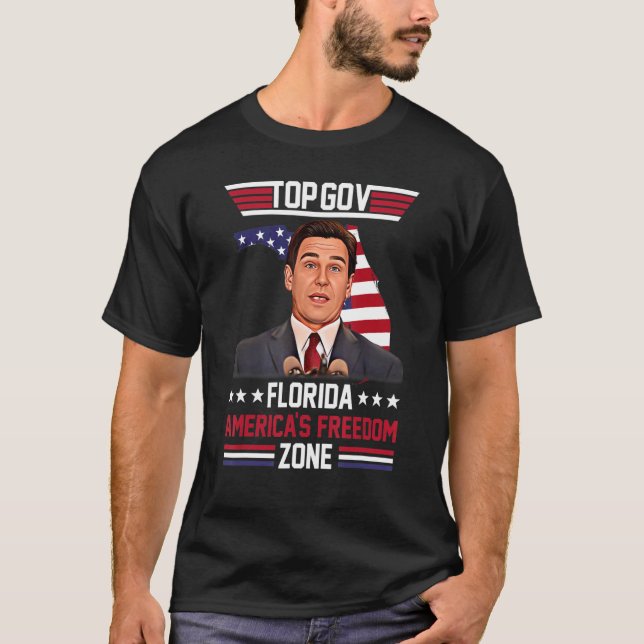 Top Gov Ron Desantis Gobernador Principal Florida  (Anverso)