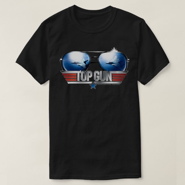 Top Gun Aviator Sunglasses Reflection  (Diseño del anverso)