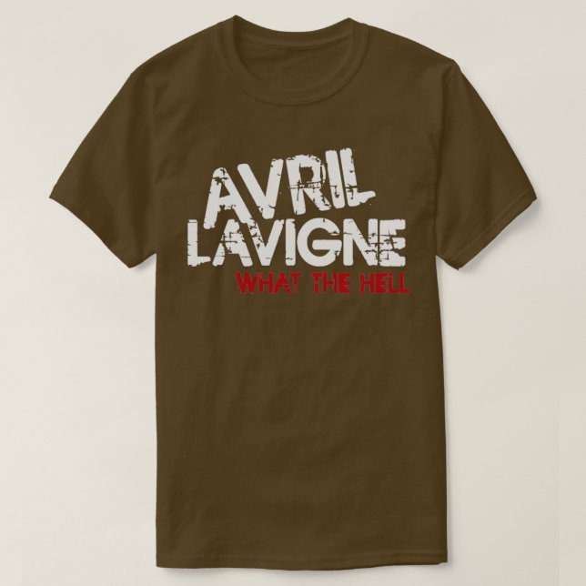 TOP Hermoso músico Avril Lavigne Retro 1  (Diseño del anverso)
