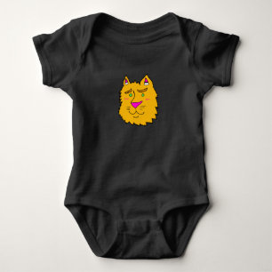 Top Infantil Cara de Gato Simple