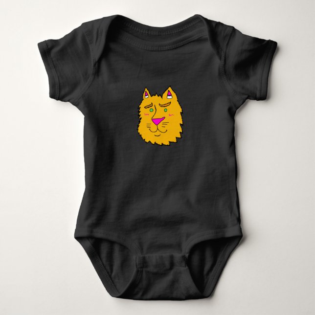 Top Infantil Cara de Gato Simple (Anverso)