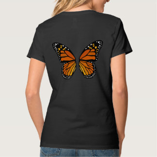 Top lindo de la mariposa de los chicas de las