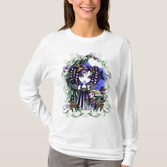 Top lindo del ángel de la muñeca de trapo de la (Anverso)