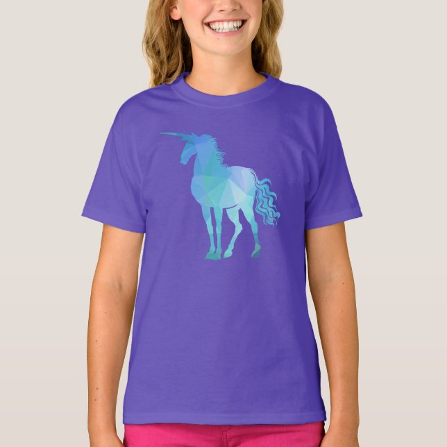 Top moderno del unicornio del chica (Anverso)