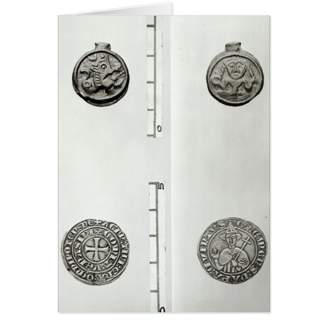 Top: Moneda Gaulish del anverso de Remes (Frente)