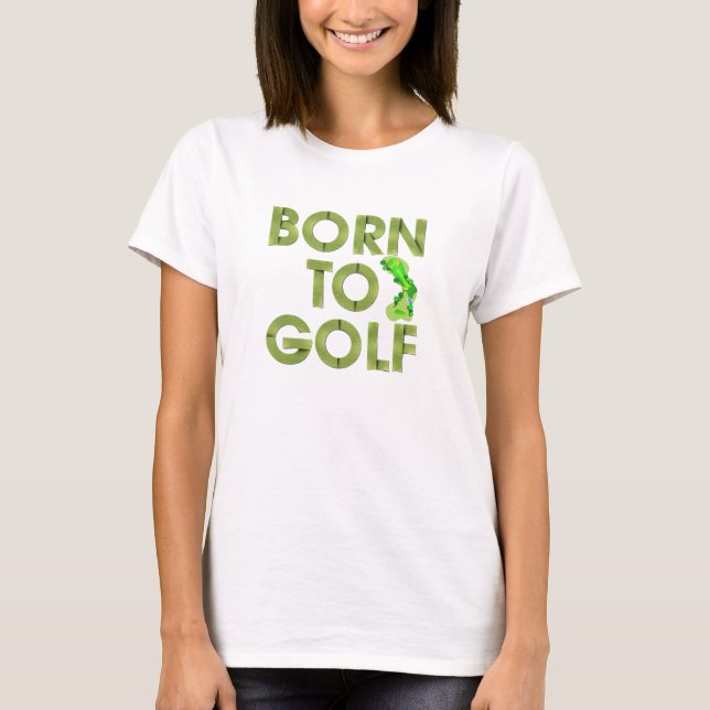 TOP Nacido en camisetas de golf (Anverso)