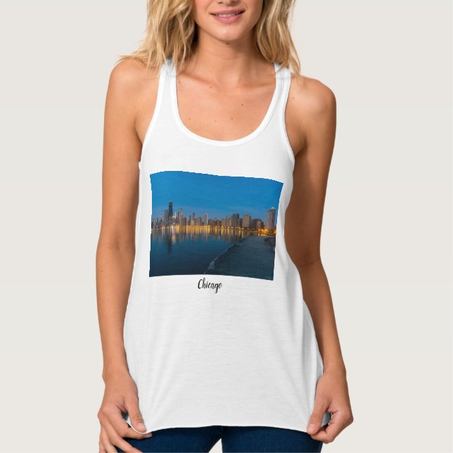 Top North Chicago Cityscape Tank (Anverso)