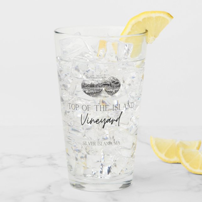 Top of the Island Winery Drinking Glass (Reverso (hielo))