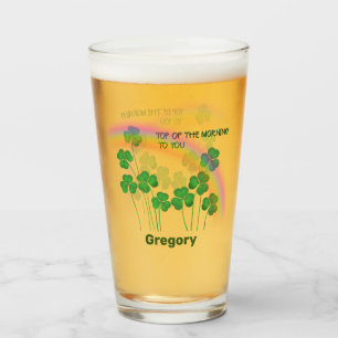 Top of the Morning Saint Patrick's Clovers con nom