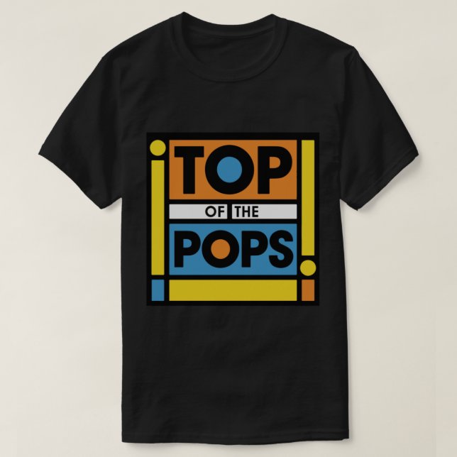 Top of the Pops - Vieja camiseta clásica (Diseño del anverso)