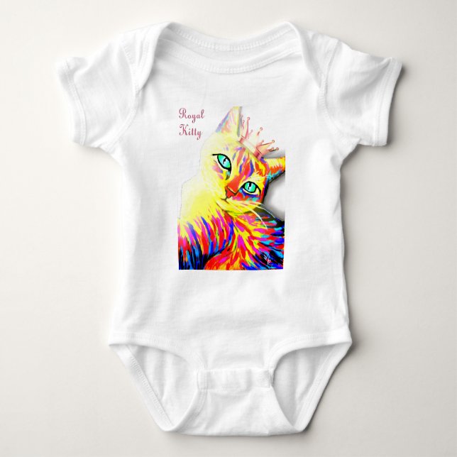 Top para mujer del gatito real (Anverso)