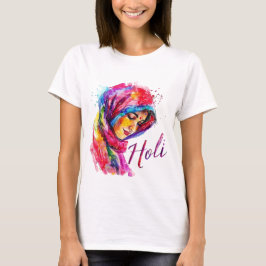 Top para Mujeres Feliz Holi Color Splash