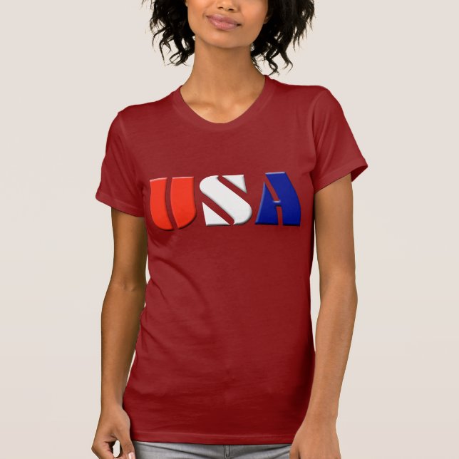 Top patriótico de los E.E.U.U. de las señoras (Anverso)