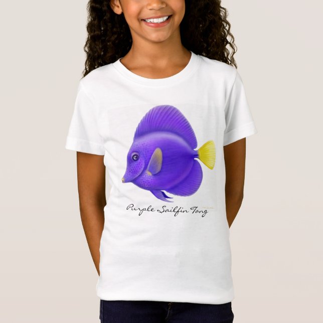Top púrpura de la muñeca de los chicas de Sailfin (Anverso)