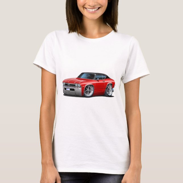 Top rojo 1968 del negro de Chevelle (Anverso)