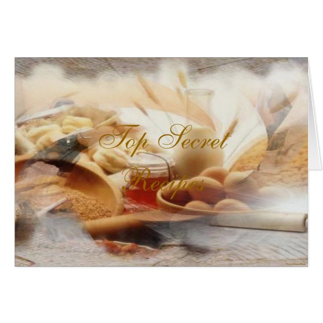 Top Secret Recipes Card (Anverso (Horizontal))