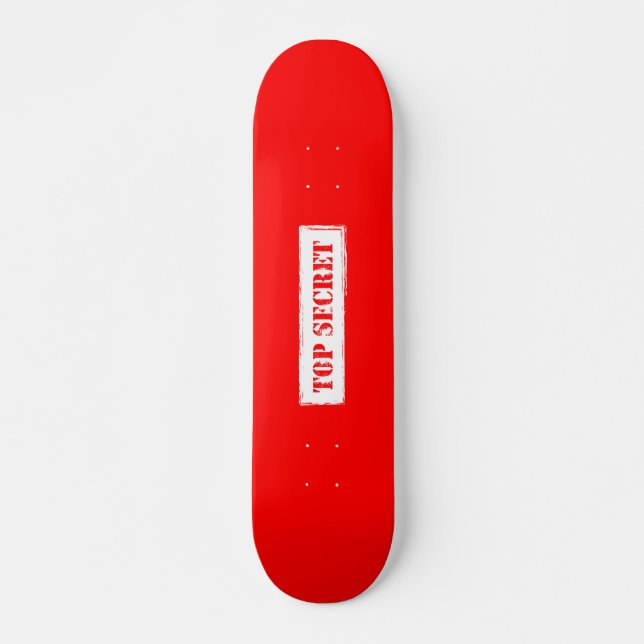 Top Secret Skateboard (Anverso )